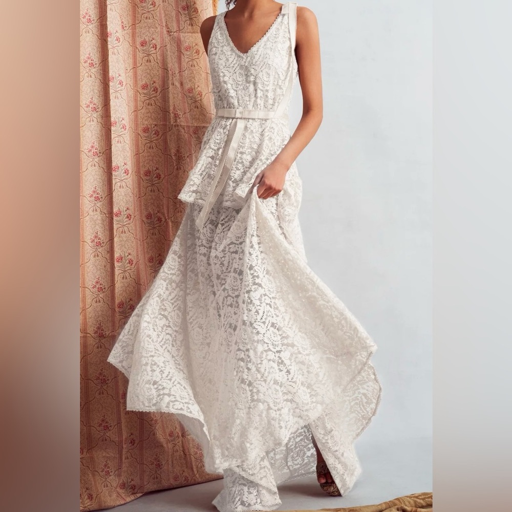 LoveShackFancy Brent Gown NWT